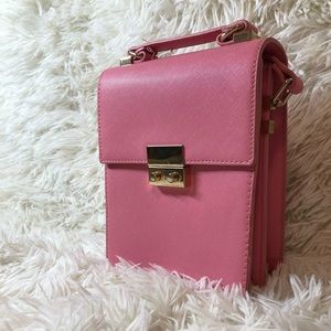 Pink Zara cross body bag